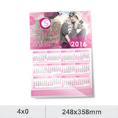 gallery/folhinha calendário - personalizada - com furo